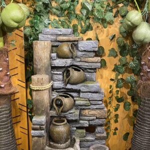 Indoor Ceramic Jug Tabletop Water Fountain